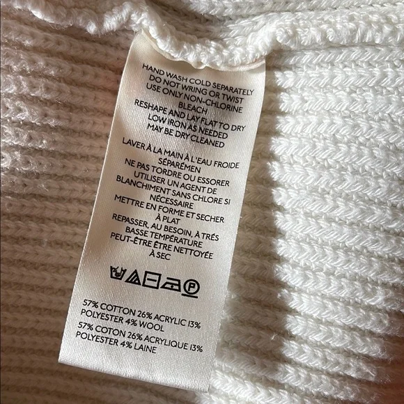 MAEVE Oversized V-Neck Pullover Sweater Color Block Sweater size Small - Picture 10 of 10